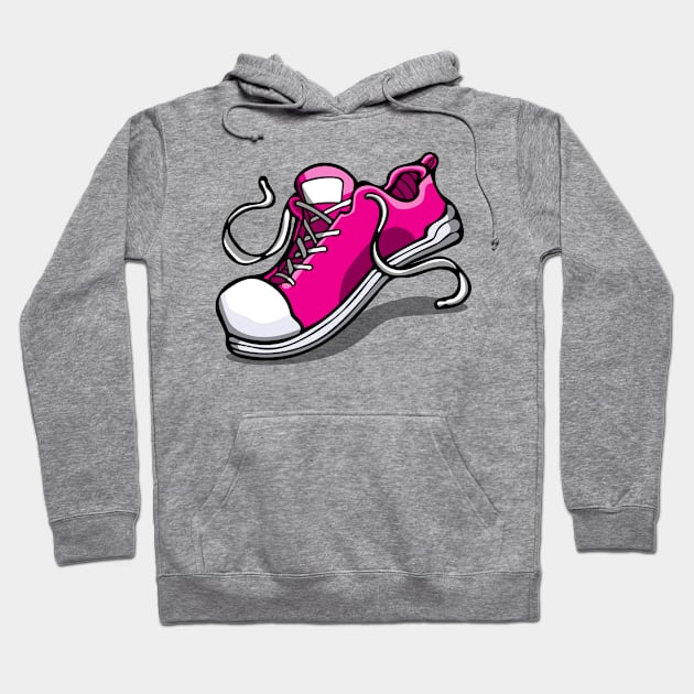 Magenta Shoe *CMY Collection* Hoodie by deancoledesign